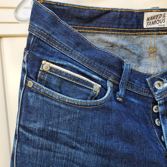 Naked & Famous Weird Guy Fit Jeans 31 - Picture 3 of 7